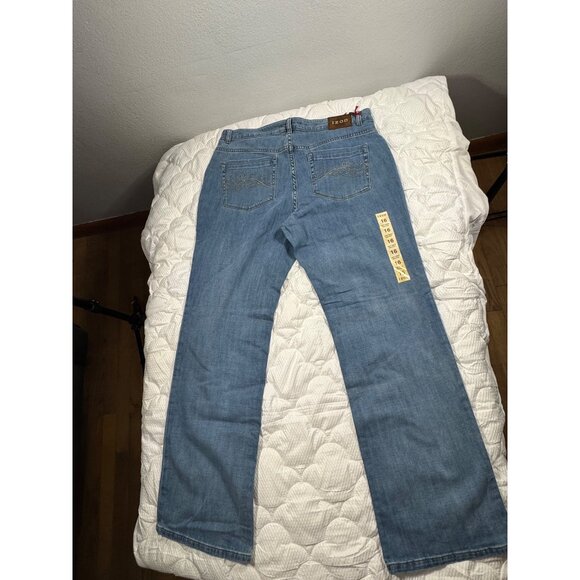 Izod Womens Jeans Size 16 Light Blue Denim Bootcut classic fit - Picture 13 of 16